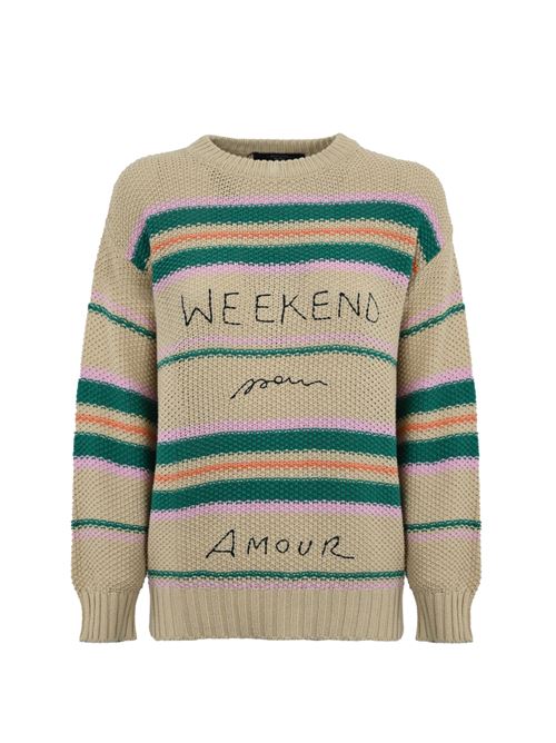 Maglia Angus in filato di cotone con ricamo logo WEEKEND MAX MARA | 2515361211600001